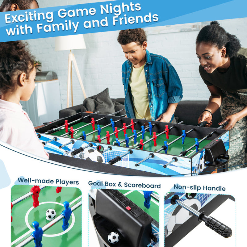 14-In-1 Combo Game Table Set Multi Game Table with Foosball