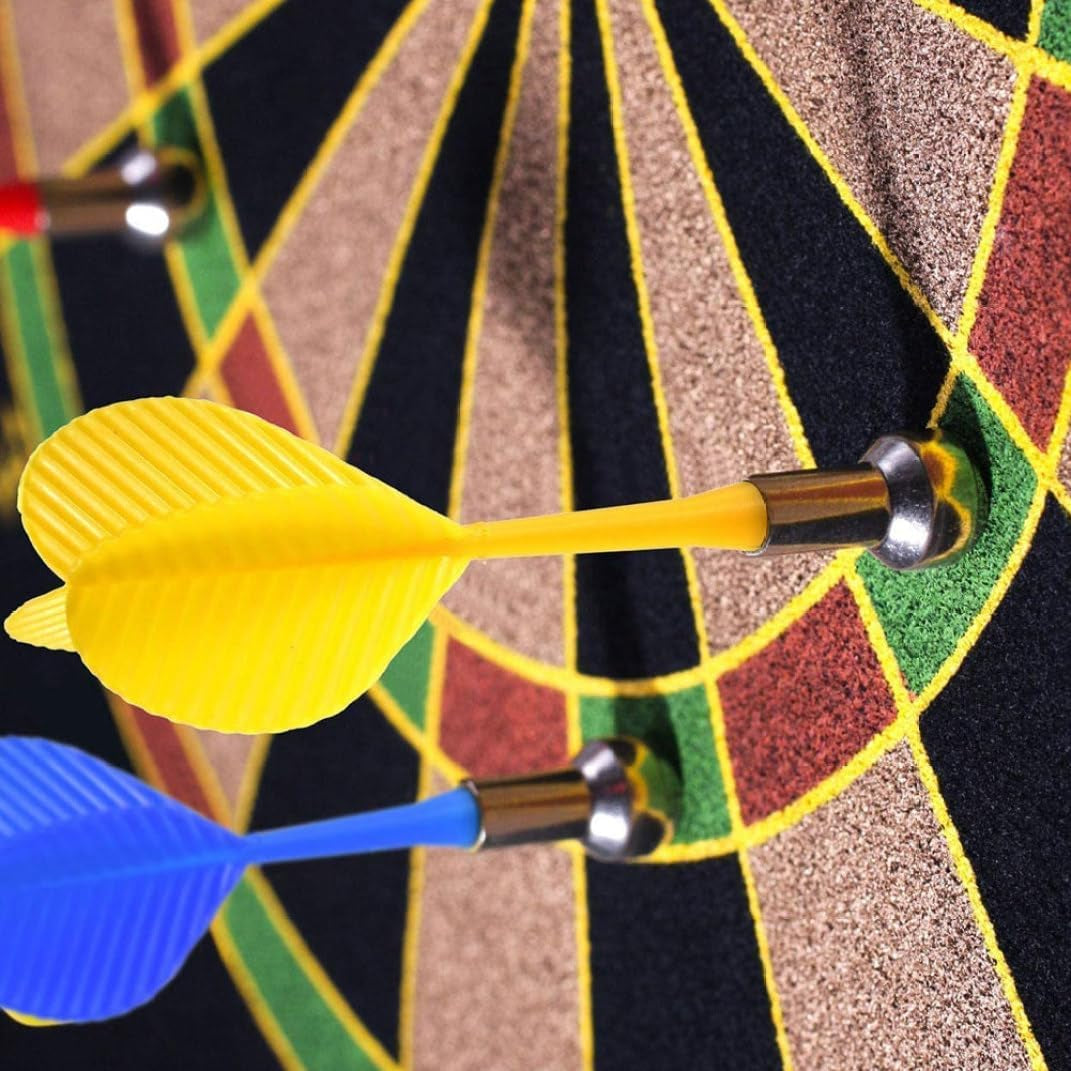 24Pcs Magnetic Darts, Plastic Darts Replacement for Magnet Dartboard Safety Darts Magnetic Darts Plastic Safety Darts Game Replacement for Magnet Dartboard