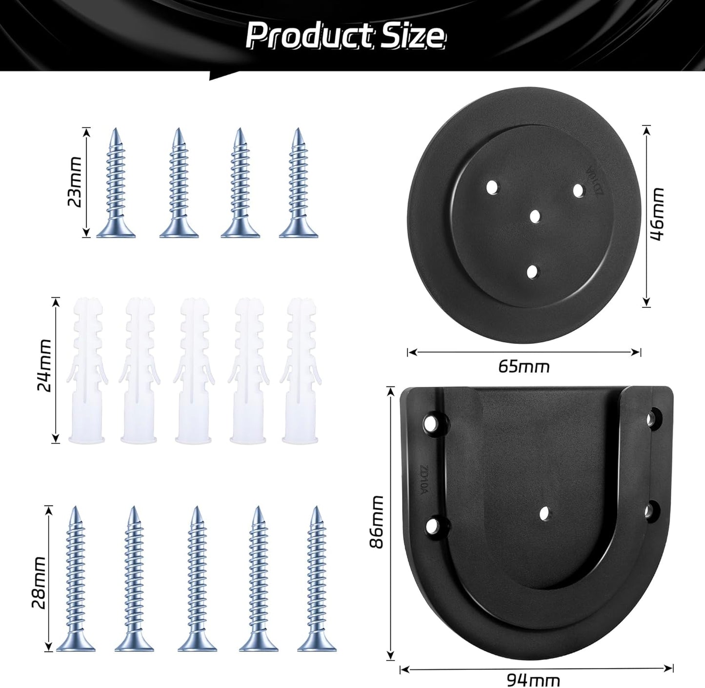 Dartboard Mounting Bracket,Dartboard Bracket Hanging Dartboards Professional,Black