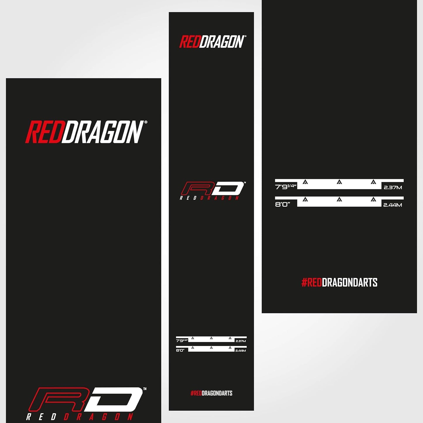 Dart Mat with Throw Line - Non-Slip Rubber Dart Board Floor Mat