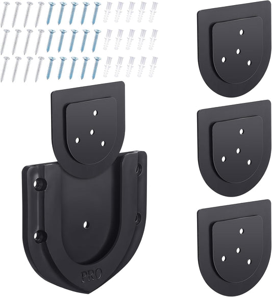 3 Sets Dart Board Mounting Bracket Dartboard Stand Holder Backing Accessories Portable Professional U Shaped Dart Board Wall Protectors with Screws Hanging Hardware