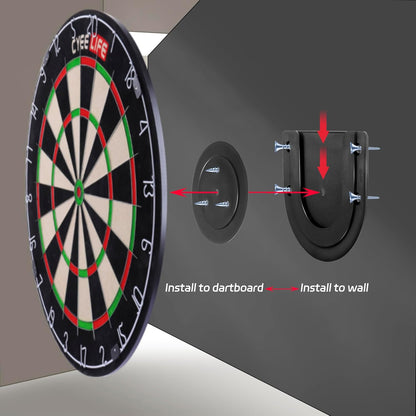 Dartboard Mounting Bracket,Dartboard Bracket Hanging Dartboards Professional,Black