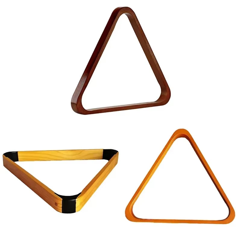 ​Billiard Triangle Rack 2-1/4 Pool Balls 8-Ball Triangle Rack 57.2Mm Wood Durable Pool Tripod Snooker Billiard Balls Accessories