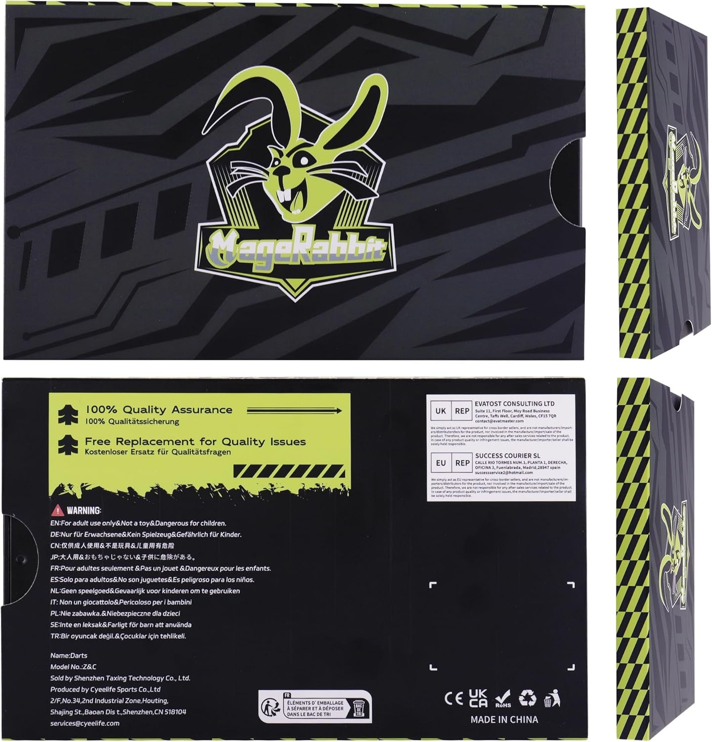 Professional Metal Tip Darts 6Pcs 22G, Tournament-Grade Steel Tip Darts with Extra16 Dart Flights, 8 Shafts & Sharpener ，Complete Dart Accessories Kit for League Play