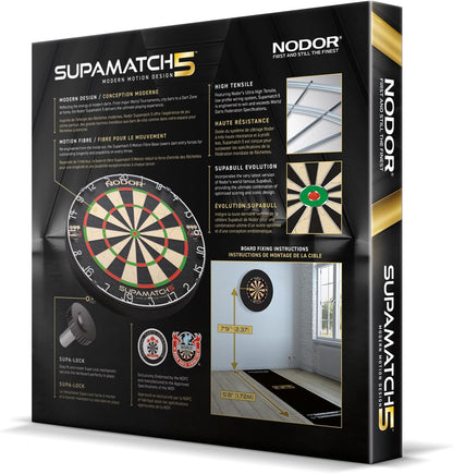Professional Bristle Dartboards - Supamatch 5, Supawire 2 and Supabull 2