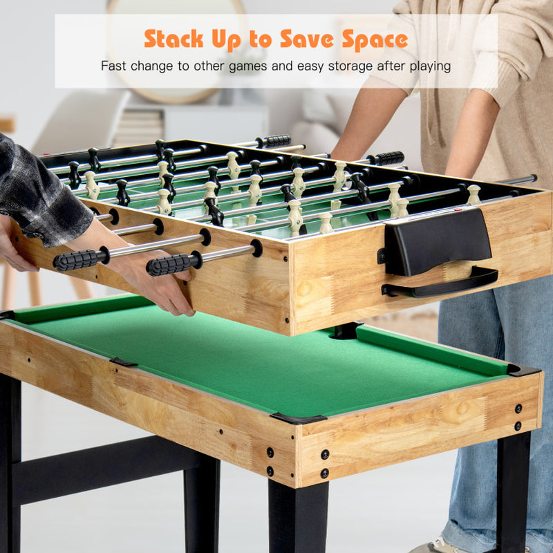 10-In-1 Multi Combo Game Table Set for Home