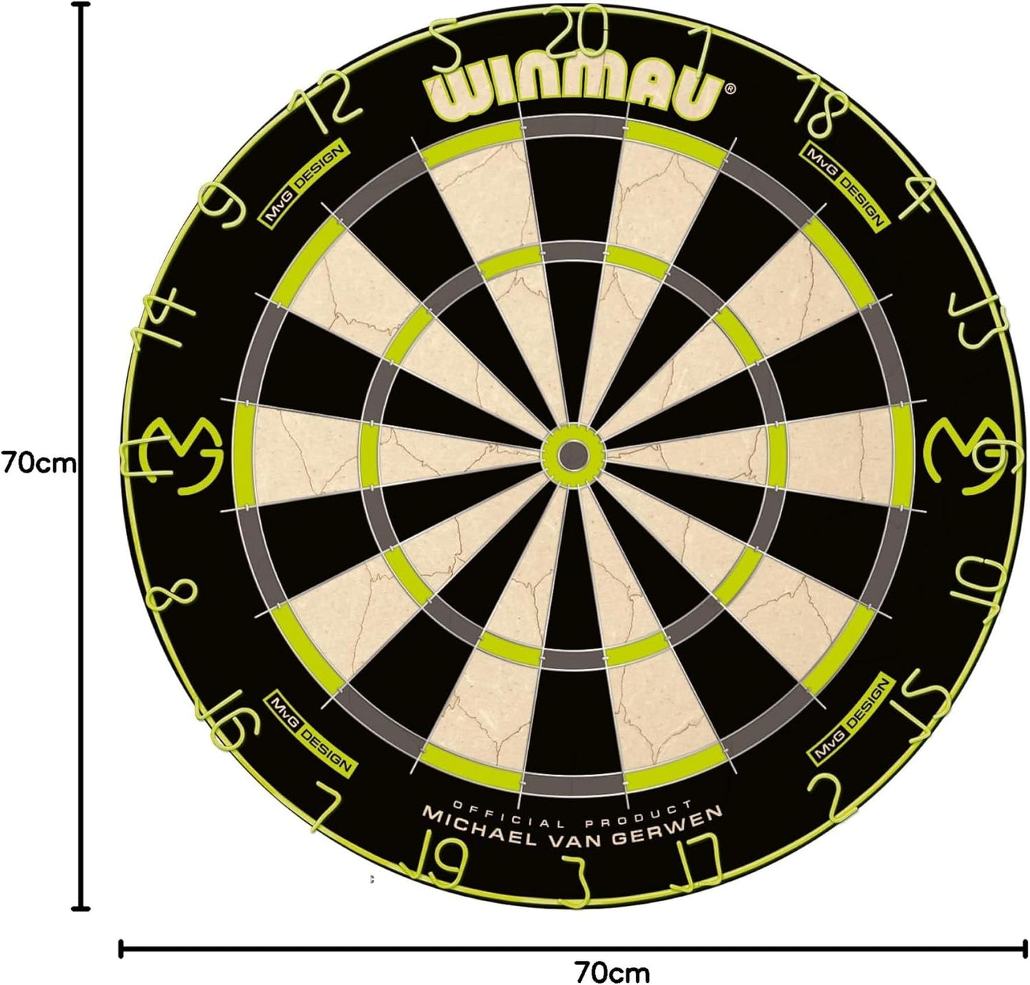 Michael Van Gerwen Mvg Sets Available with Dartboards, Cabinets, Surrounds, Darts and Accessories