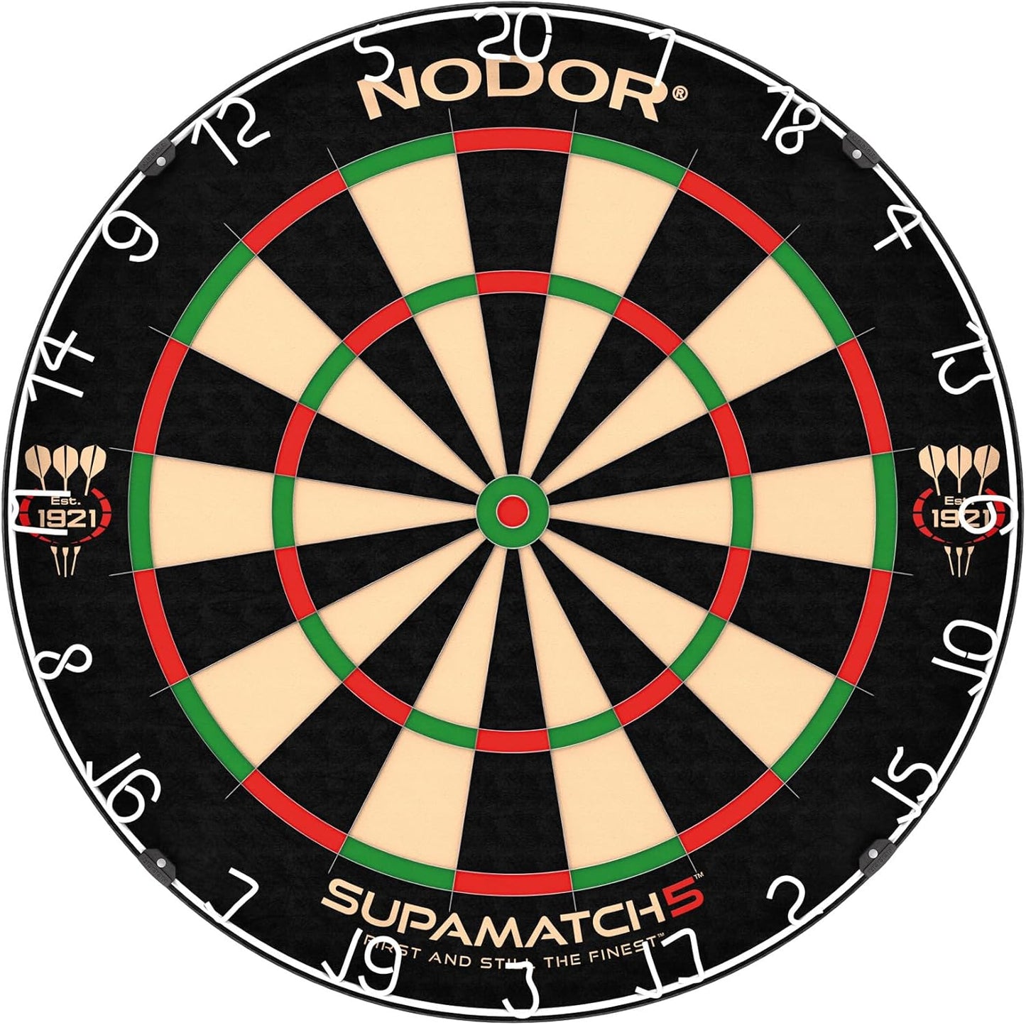Professional Bristle Dartboards - Supamatch 5, Supawire 2 and Supabull 2