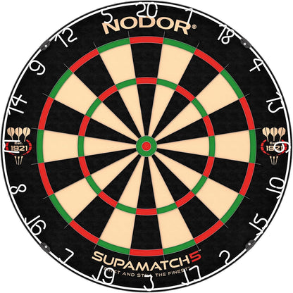 Professional Bristle Dartboards - Supamatch 5, Supawire 2 and Supabull 2